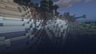 A Guardian attacking a poor Squiddy :c (Image via Minecraft)
